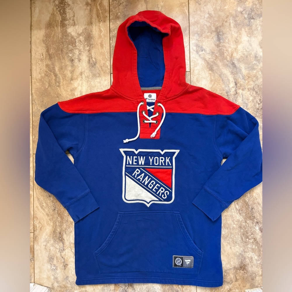 Fanatics New York Rangers Hockey Style Pullover
Hoodie NHL Mens Size Medium